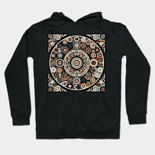 Cultural Tapestry: A Collage of Global Motifs Hoodie